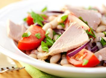 Tuna and White Bean Salad Makes 4 Servings 1 (6 oz.