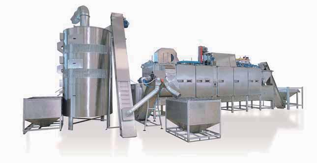 -Electronic control of planned and recorded process parameters -Automatic washing device for belt when
