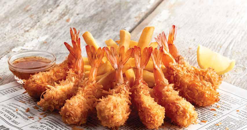 Dumb Luck Coconut Shrimp Shrimp is the fruit of the sea. you can BBQ it, Broil it, Bake it, Steam it, Stuff it... Add a Fresh Garden Salad or Tossed Caesar Salad for 5.