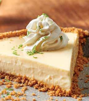 Chocolate and Caramel Sauce, Peanuts and Whipped Cream. 9.29 Key Lime Pie 7.