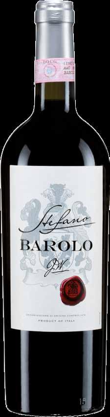Stefano We named our top wines Stefano like the name of our company s leader to show him gratitude and sympathy. Barolo DOCG Obtained from Nebbiolo grapes Garnet red.