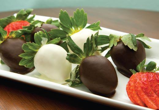 red or white wine 75 HAND DIPPED CHOCOLATE STRAWBERRIES 28 Our freshest