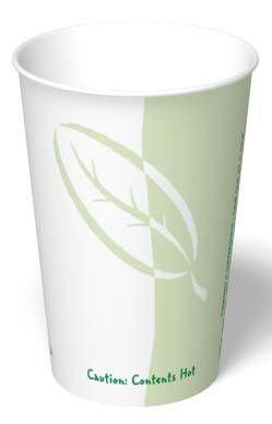 61 NEW Environmentally Safe GREEN Products Ecotainers Hot Cups 1000 Per Case Made from fully renewable resources Fibres