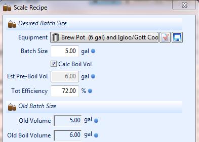 recipes Edit your local copy and use Scale