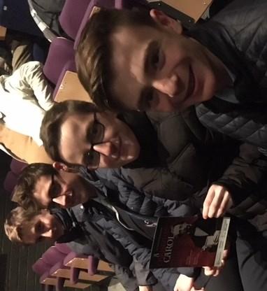 The Sandon School Newsletter 11 January 2018 YEAR 10 ENGLISH TRIP TO A CHRISTMAS CAROL On Friday, 15 December, about 90 Year 10 students went to go and watch A Christmas Carol at the Cramphorn