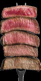 TEMPERATURE GUIDE RARE: Cool red center MEDIUM RARE: Warm red center MEDIUM: Warm pink center, touch of red MEDIUM WELL: Warm brown, pink center WELL DONE: Hot brown center, no pink ENHANCE YOUR
