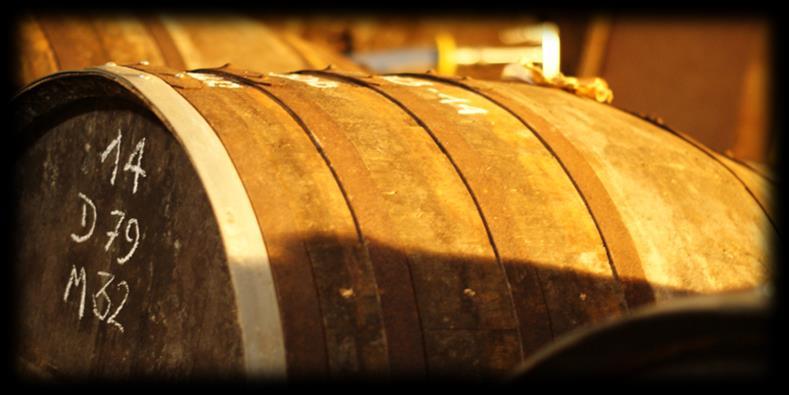 Maturation 100% aging in cask Wood : french