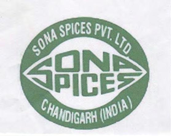 3684142 22/11/2017 M/S. SONA SPICES PRIVATE LIMITED, 50, INDUSTRIAL ESTATE, CHANDIGARH, INDIA INDIAN COMPANY Address for service in India/Attorney address: G L VERMA VERMA & CO, 221, V. B.