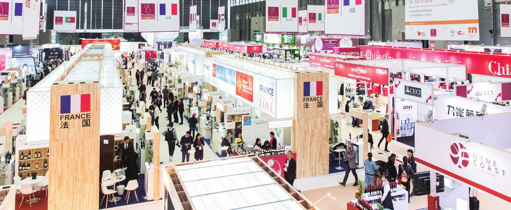 ProWine China 2017: Pivotal and Expanding Industry Platform in China Continued growth in terms of visitors, exhibitors and leased space Most important platform for the wine industry in Mainland China