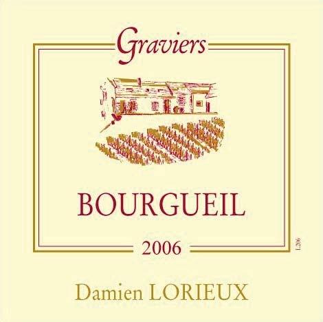 Domaine Damien Lorieux The estate is situated the heart of the Bourgueil appellation and has been in our family for 3 generations. Damien Lorieux work a vineyard of 11.50 ha.