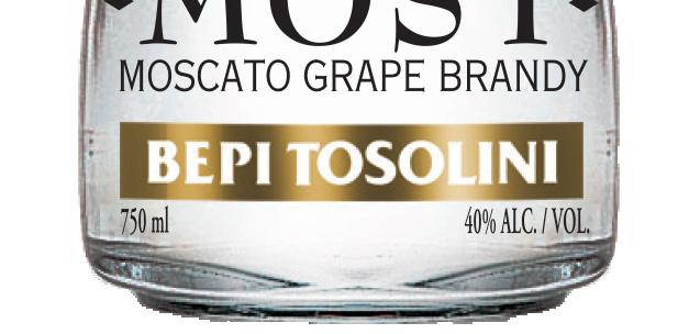 MOST MOSCATO GRAPE BRANDY A delicately smooth eaux de vie that comes from the distillation of the