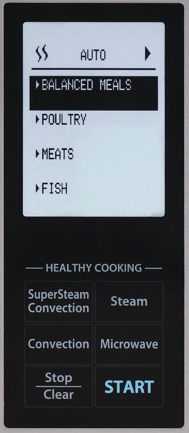 REAL FOODS. REAL EASY. 4 The Brain of the Oven Building on our expertise in both electronics and cooking technologies, Sharp has created an intelligent appliance.
