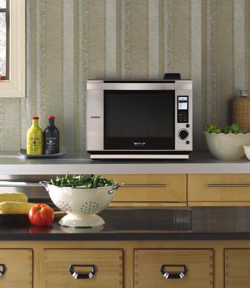 When one microwave just isn t enough, build in the SuperSteam oven above a Sharp 30-inch Microwave Drawer oven.