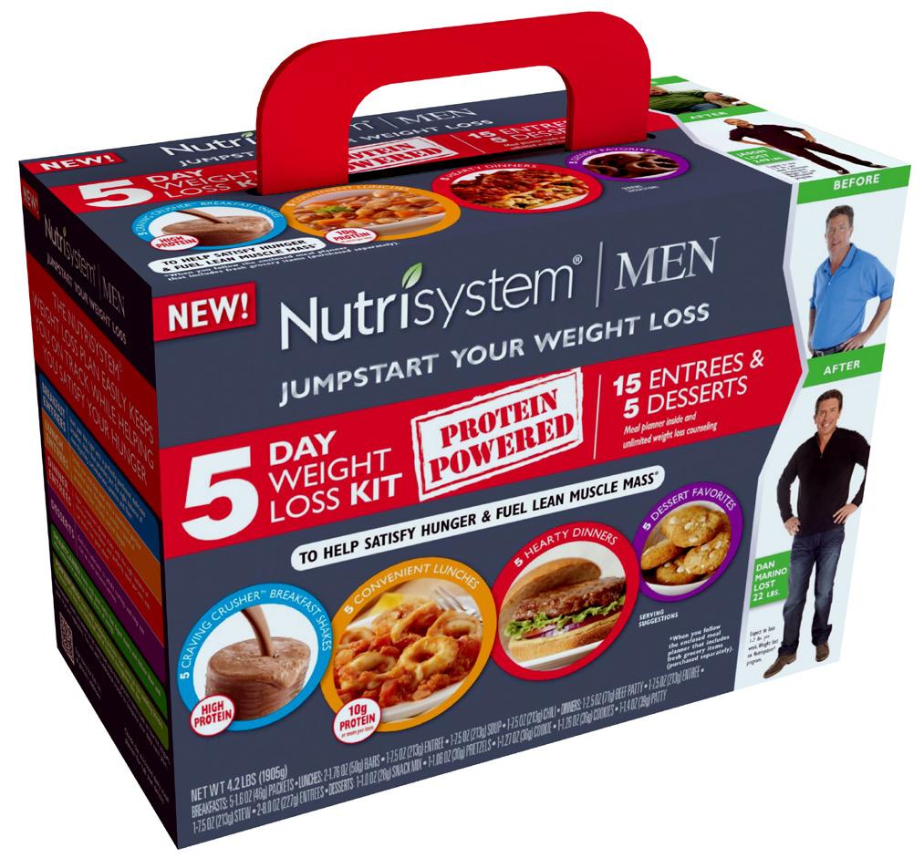 Nutrisystem 5-Day Weight Loss Kit: Lose up to 7 pounds in two weeks enjoying our most popular breakfast, lunch, dinner and dessert varieties.