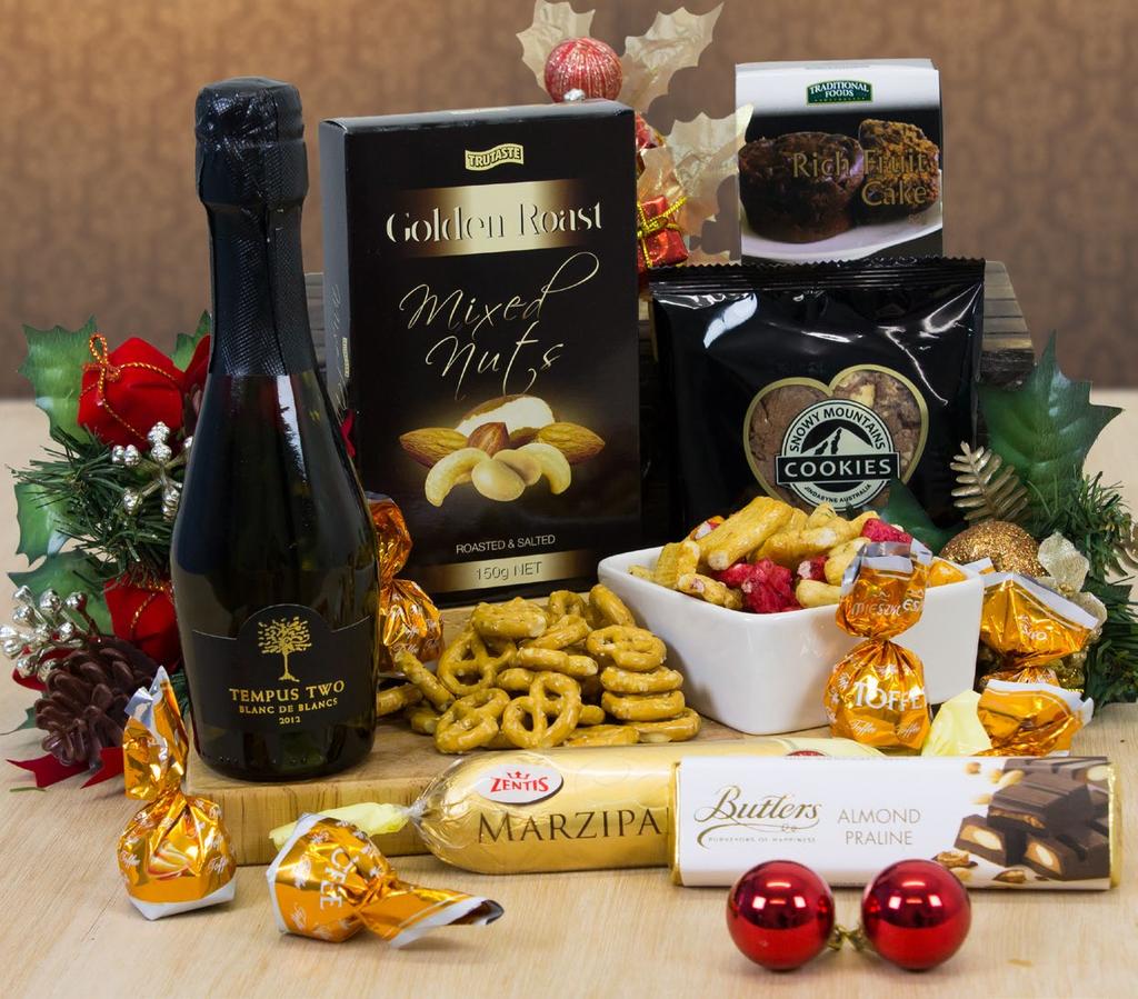 Summer Shiraz $64.95 Combining a fun, sprightly and drinkable Shiraz with a great selection of biscuits, chocolates and snacks, this gift box is sure to be appreciated.