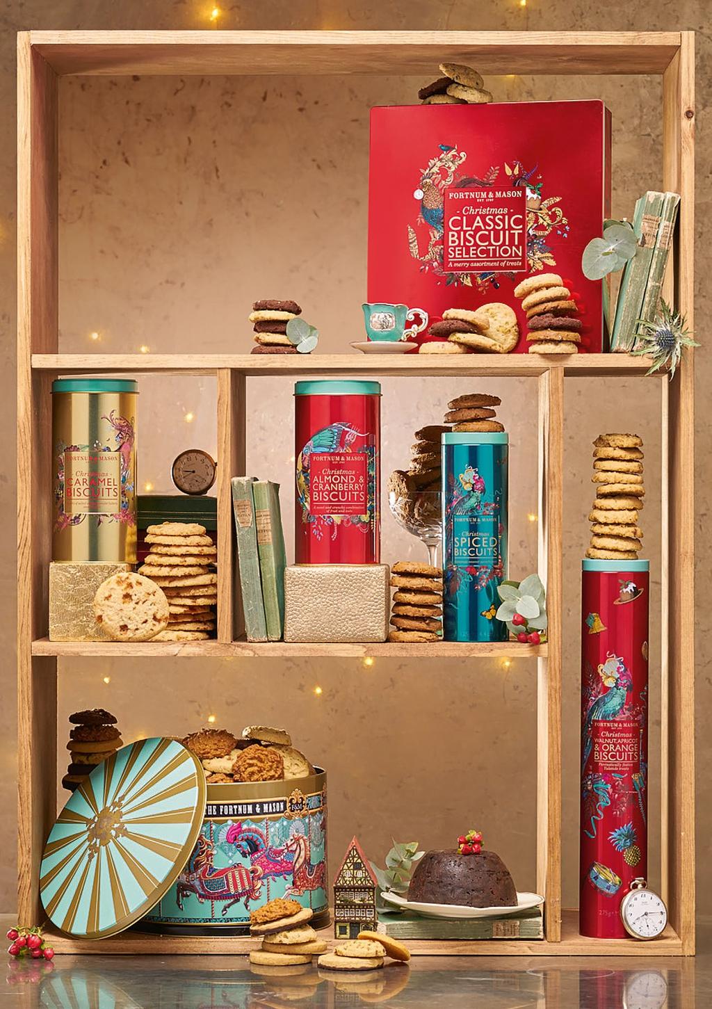 Nice nibbly bits From festive spiced flavours to our new chocolate musical selection tin that sings as it spins, our bountiful selection really takes the biscuit.