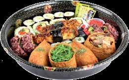 23. Nigiri Set Grilled salmon (2 pcs), grilled king crab (2 pcs), spicy crab (2 pcs), tempura prawn (2 pcs), dragon