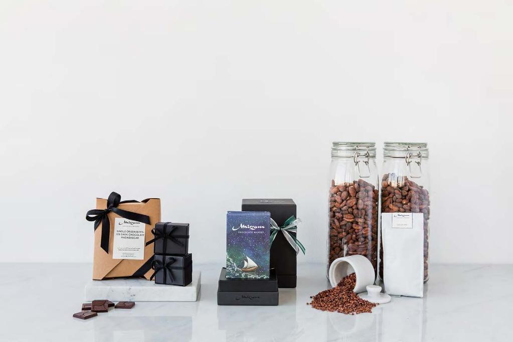 THE SINGLE ORIGIN Mirzam specialises in making dark, single origin chocolate.