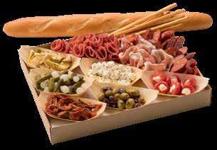 Antipasti Large Mediterranean-inspired delicatessen delights, a premium selection of antipasti with freshly