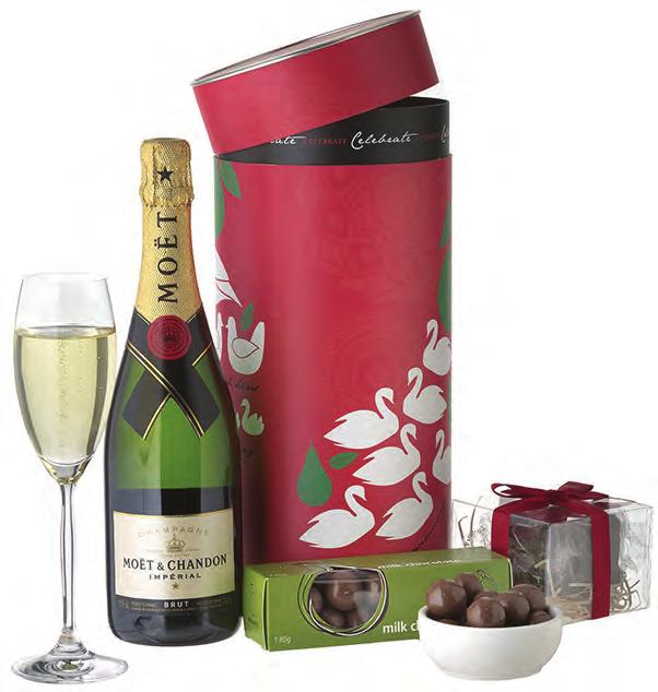 G r ati tu d e Christmas White Sparkles A festive Christmas hamper, presented in a beautifully illustrated 12 days of Christmas 2 piece cylinder.