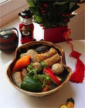 Xi Yan Gourmet Hakka niang dofu in special broth Mixed of different vegetable and tofu stuffed with minced