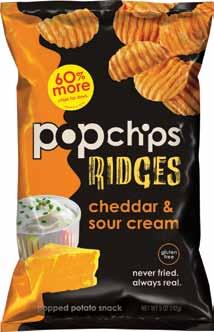 20 cs Popchips Chips Sea Salt Gluten Free Natural 12/5 oz 08266650080 242415 4.