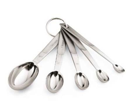 Measuring Spoons Spoons that are used to measure small amounts