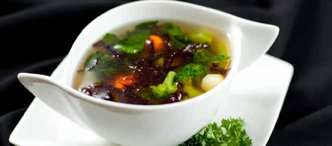 Home Brewed Soup (Individual serving) Vietnamese seafood sour soup (Cành Chua Dô Biên) Laotian Home-made Vegetable Soup Vietnamese beef ball soup (Cành Bò Viên) A clear,