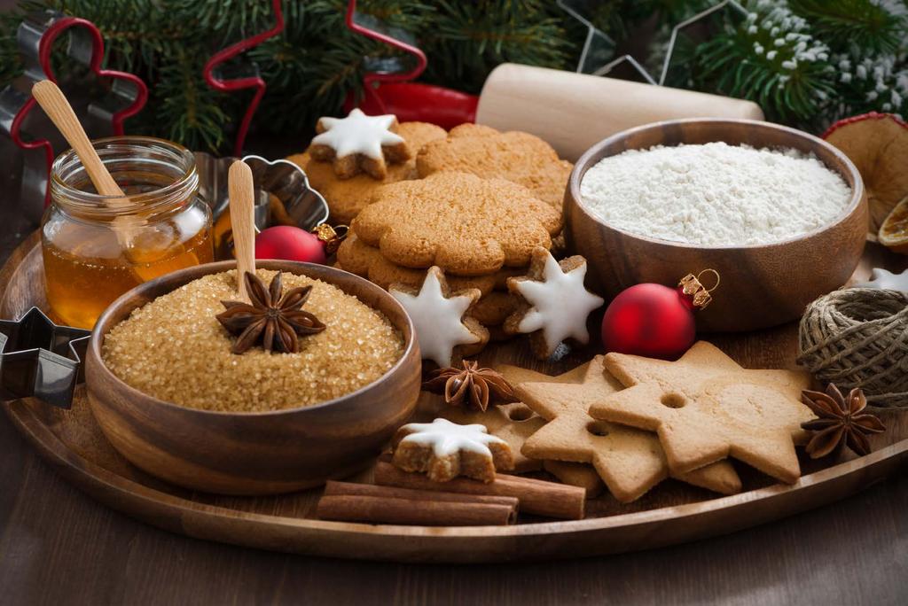 DESSERTS Traditional Holiday Cookie Platter A wide assortment of our most popular holiday cookies including, decorated glazed cookies, Vanilla Spritz Shortbread, Peanut Butter Kiss, Butter & Jam