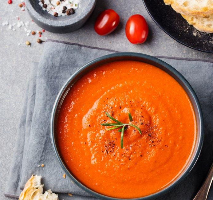 Carrot, Tomato and Coconut Soup 1 tablespoon coconut oil or olive oil 1 onion, chopped 2 garlic cloves, chopped 1 teaspoon ground turmeric (optional) 10 medium size carrots, rinsed and sliced 5