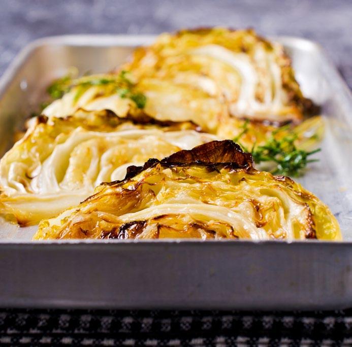 Roasted Garlic Cabbage Steaks 1 (approx. 2 lbs.