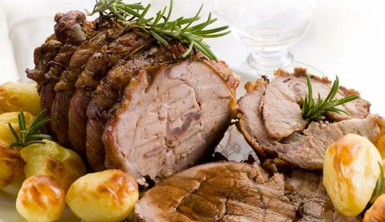 Traditional Carvery $33 P/P (MIN 30 PAX) $18 FOR KIDS 5 12 HOT SELECTIONS Select 2 of the following Slow roasted sirloin Pork belly Lamb shoulder Organic chicken SIDES Select 3 of the following Roast