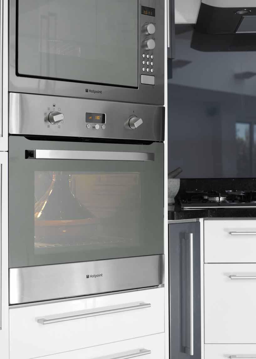 From start to smooth, sleek finish, Hotpoint s latest range builds in all the features you could want in an oven. Our ideas. Your home.