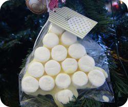 Marshmallow Christmas Tree Ingredients:! 16 marshmallows! 50 grams good quality white chocolate!