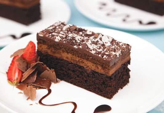 Code 1-958 Chocolate Mud Log Rich dark chocolate mud cake base with a creamy