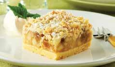 CODE 83909 15 SERVES MACADAMIA SLICE A rich mix of caramel and macadamia nuts on