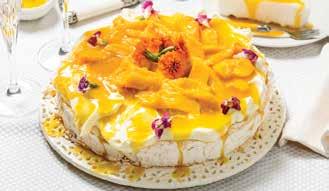 traditional round pavlova that is ideal for weddings and Christmas parties with 28