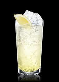 TOM COLLINS 60ml Gin 30ml lemon juice 15ml sugar syrup Top with soda water Built in a highball.