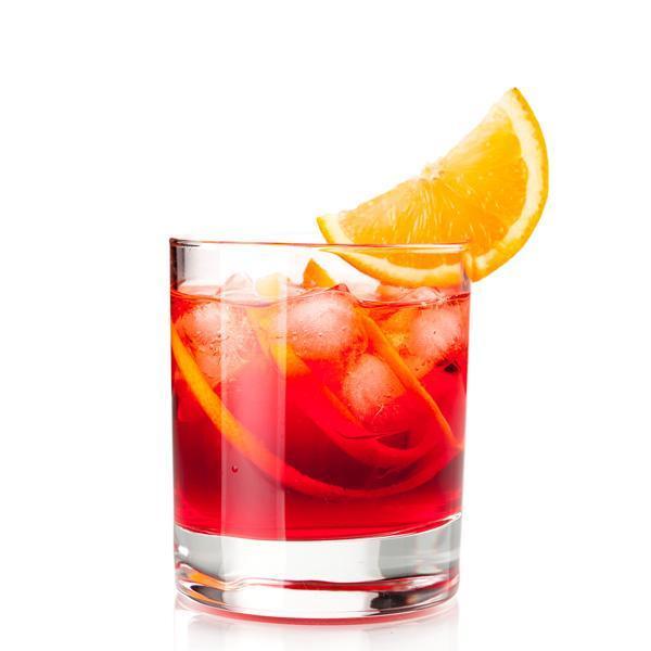 NEGRONI 30ml Gin 30ml Campari or Aperol 30ml Rosso/ Dark Vermouth Orange Rind Build in glass- add all ingredients to an Old