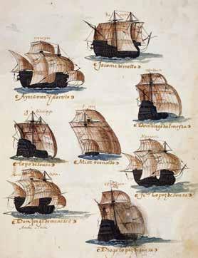 navigation and shipbuilding. By comparison, Europeans generally made shorter voyages within European waters.