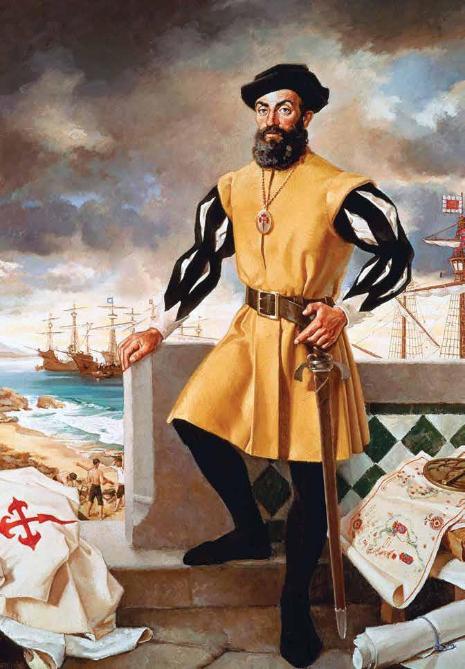 Portuguese sea captain Ferdinand Magellan was