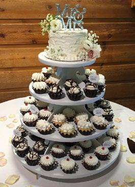 wedding and reception are and The Dessert Stand can