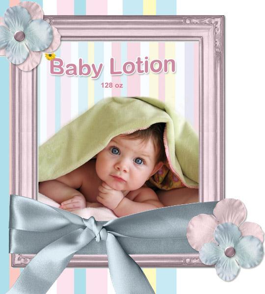 Baby Lotion Unscented, uncolored. No SLS, no phthalates. Our lotion base can be used on babies or on people who are highly sensitive to many lotions on the market.