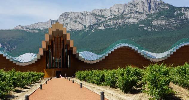 We ll spend our two nights in Rioja at another Frank Gehry-designed building, the luxurious