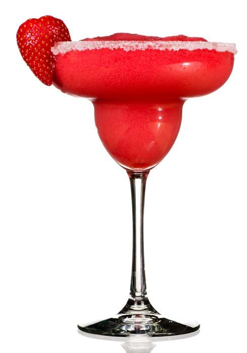 The Deliberate Daiquiri... in Strawberry You can make this with or without the rum. Each serving has 5 grams of carbohydrates plus 2 grams of fiber and 125 calories.