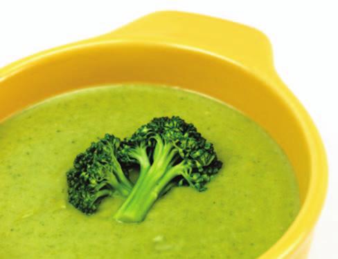 SUPER CLEANSE QUICK SOUP RECIPES Broccoli and Arugula Soup Makes 2 servings Ingredients: ½ Tbsp olive oil 1 clove garlic, sliced thin ½ yellow onion, diced 1 head broccoli, cut into small florets 2 ½