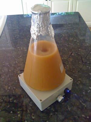 fermentation mode 9 grams/liter = 1.0035 = 0.