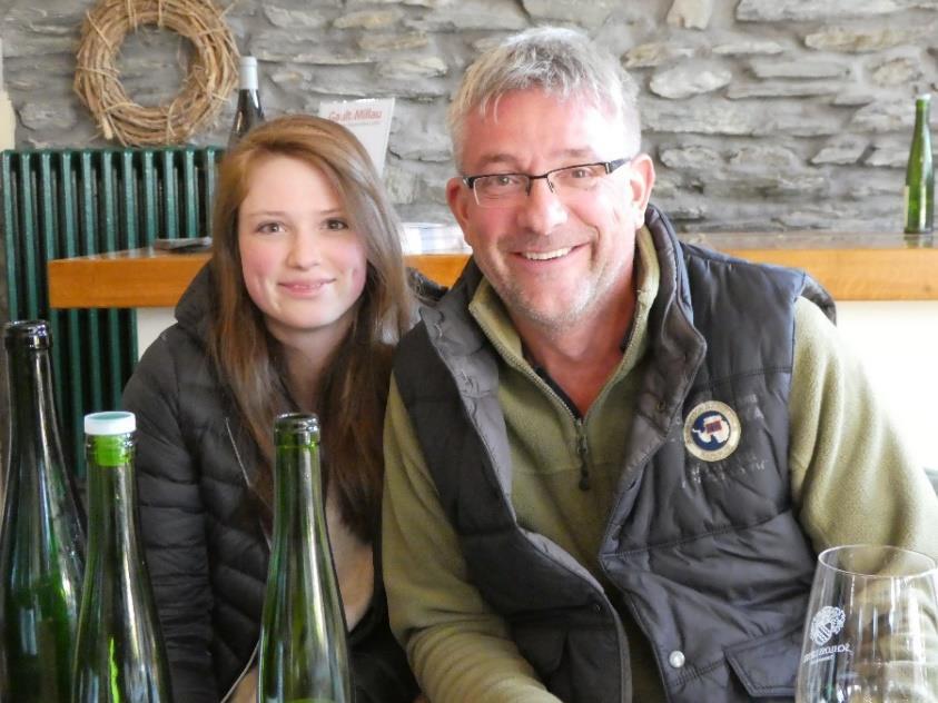 Schloss Lieser Lieser (Mosel) Thomas Haag with daughter Lara Since taking over Schloss Lieser in 1992, and buying it outright in 1997, Thomas Haag has grown the estate from 6.