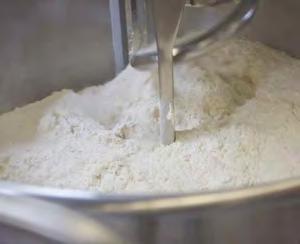 Quality // Good raw materials are essential for good dough, as the water and flour quality affects the dough quality