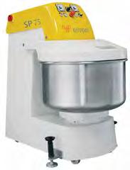 SP Spiral Mixer 25-200 kg (55-440 lb) dough / batch Wheat, mixed wheat, mixed rye and rye